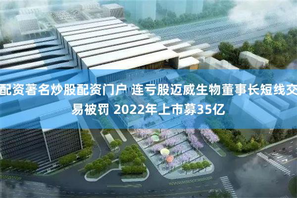 配资著名炒股配资门户 连亏股迈威生物董事长短线交易被罚 2022年上市募35亿