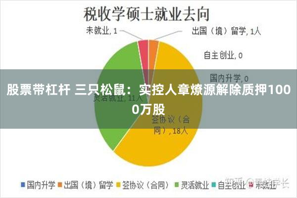 股票带杠杆 三只松鼠：实控人章燎源解除质押1000万股