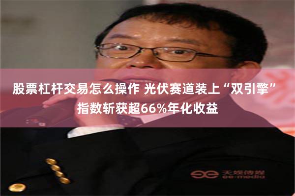 股票杠杆交易怎么操作 光伏赛道装上“双引擎” 指数斩获超66%年化收益