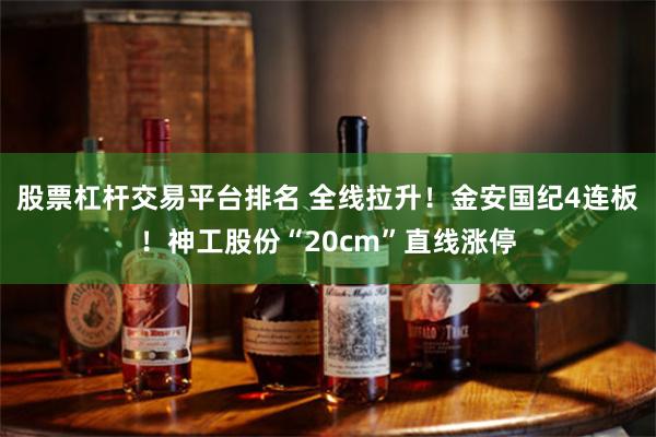 股票杠杆交易平台排名 全线拉升!金安国纪4连板!神工股份“20cm”直线涨停