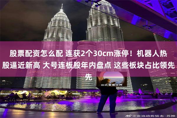 股票配资怎么配 连获2个30cm涨停！机器人热股逼近新高 大号连板股年内盘点 这些板块占比领先