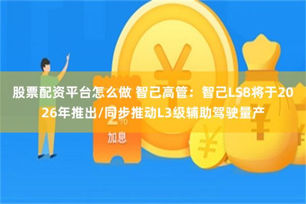 股票配资平台怎么做 智己高管：智己LS8将于2026年推出/同步推动L3级辅助驾驶量产