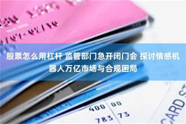 股票怎么用杠杆 监管部门急开闭门会 探讨情感机器人万亿市场与合规困局