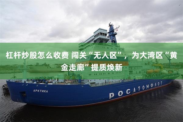 杠杆炒股怎么收费 闯关“无人区”，为大湾区“黄金走廊”提质焕新