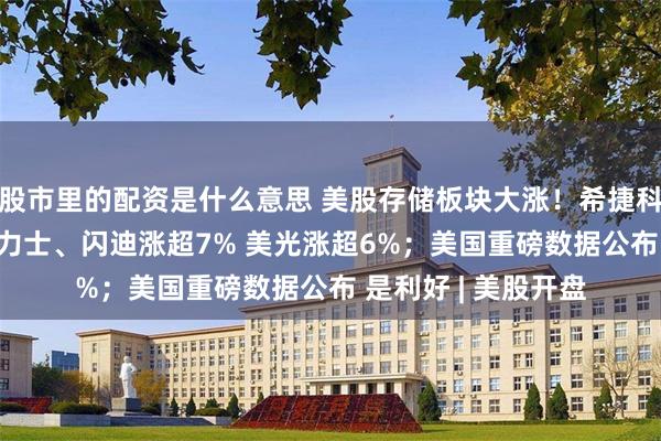 股市里的配资是什么意思 美股存储板块大涨！希捷科技涨超8%，SK海力士、闪迪涨超7% 美光涨超6%；美国重磅数据公布 是利好 | 美股开盘