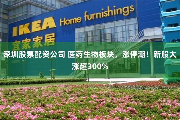 深圳股票配资公司 医药生物板块，涨停潮！新股大涨超300%