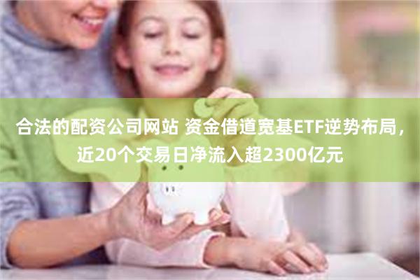 合法的配资公司网站 资金借道宽基ETF逆势布局,近20个交易日净流入超2300亿元