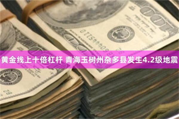 黄金线上十倍杠杆 青海玉树州杂多县发生4.2级地震